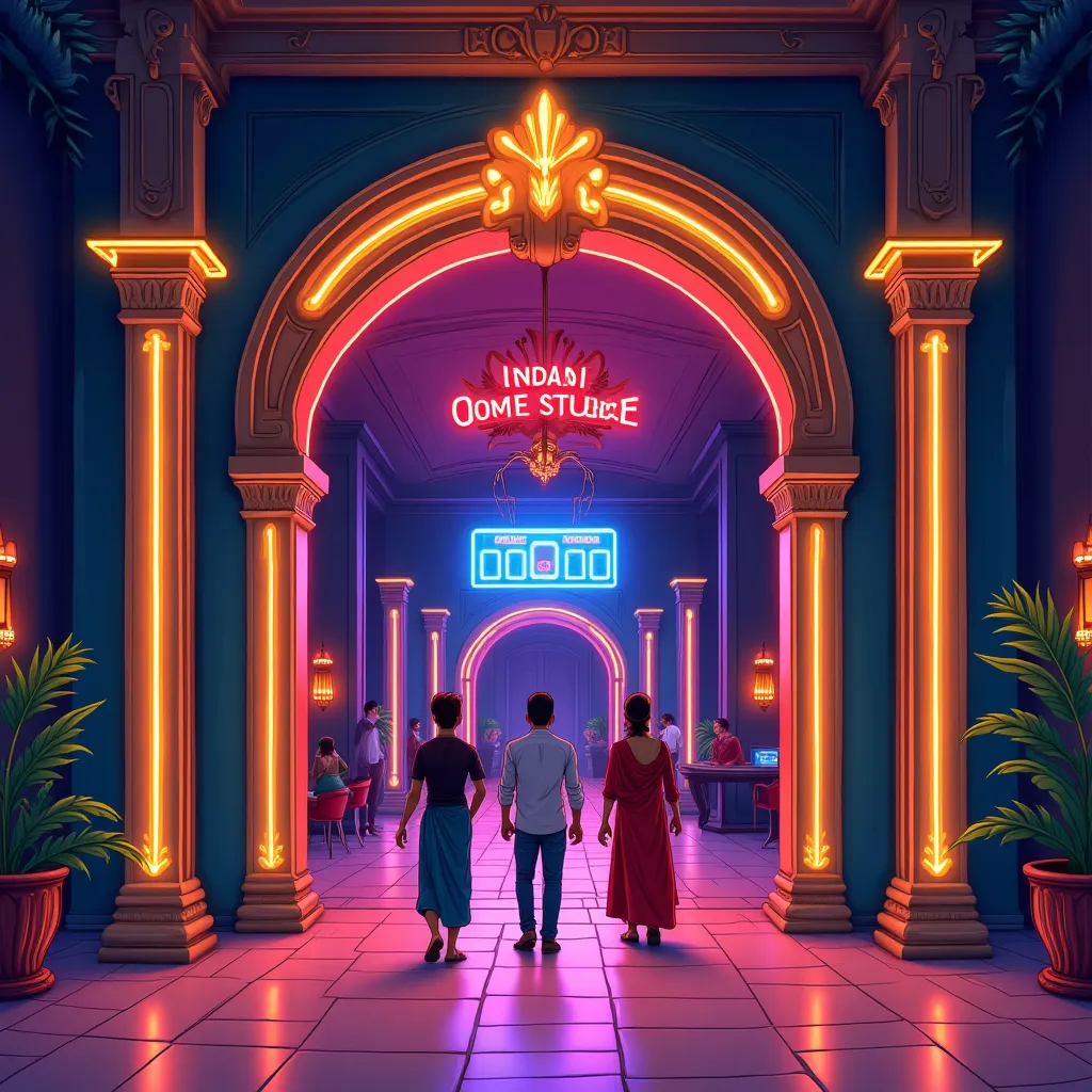 mcw promotions hero banner with neon casino lights
