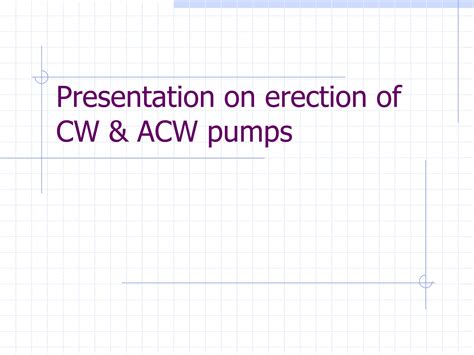 acw pump betting