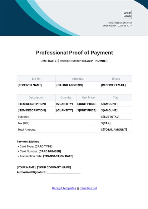 payment proof