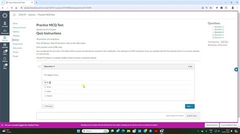 mcq demo