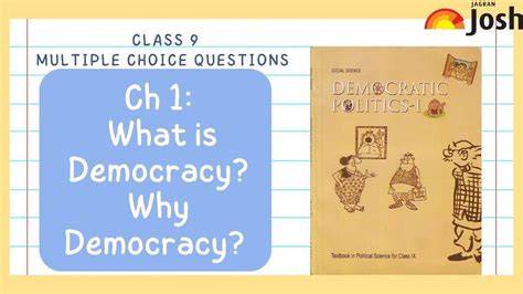 mcq democracy